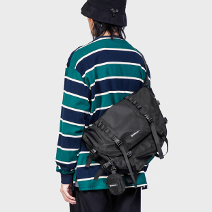 LIVEBOX机能风斜挎包男潮牌单肩邮差工装背包挎包 大容量男生包包