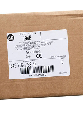 议价194E-Y16-1753-4N Rockwell  控制和负载 开关 194EY1617534N