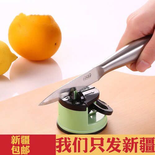 新疆包邮磨刀器家用多功能菜刀快速定角磨刀石棒钨钢厨房小型工具