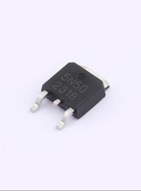 5N50 场效应管(MOSFET) 1个N沟道 耐压:500V 电流:5A TO-252