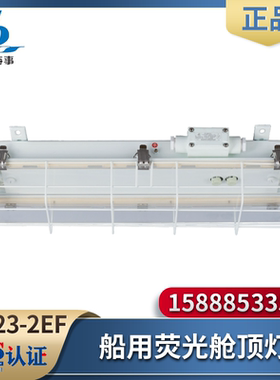 海星船用荧光舱顶灯JCY23-2/2E/2EF钢质双管JCY43带应急网罩CCS证