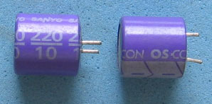 三洋OS—CON 220uf/10V固体电解电容
