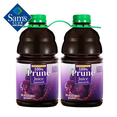 美国进口100%西梅汁FREQUENT 946ml*1大瓶装 0防腐剂0香精 纯果汁