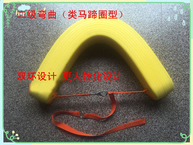 单双人水上救生浮标 品牌XPE游泳浮漂救生棒鱼雷 EVA浮筒浮力条