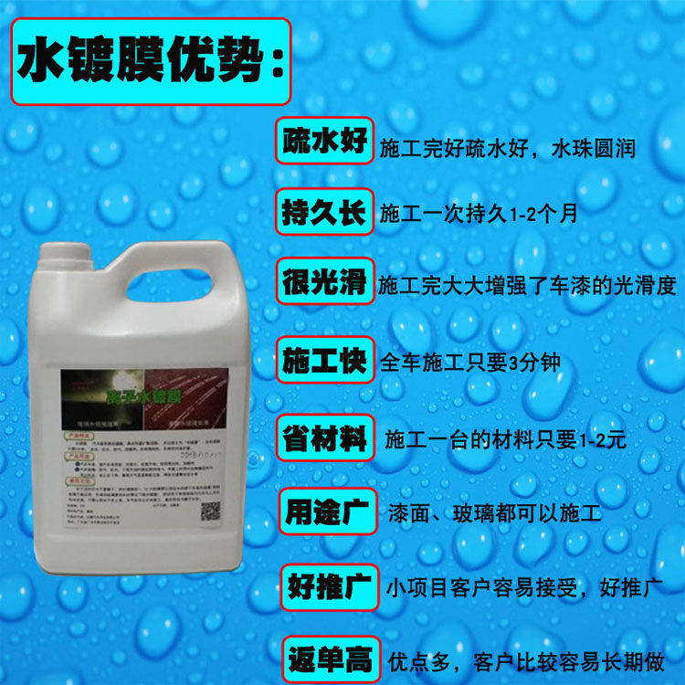 进口快捷离子水镀膜DIY快速镀膜 全车镀膜3分钟漆面镀膜 玻璃镀膜