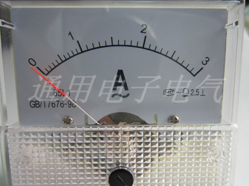 指针式电流表电压表 电流互感器交流机械表头 85L1 3A测量仪表