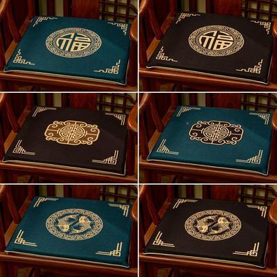 红木沙发坐垫中式餐椅实木家具圈椅太师椅官帽椅垫子椅子椅垫茶椅