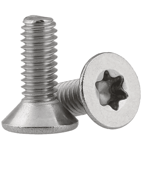 不锈钢沉头平梅花螺丝钉