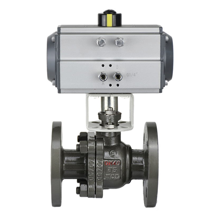 上海沪工气动法兰式球阀