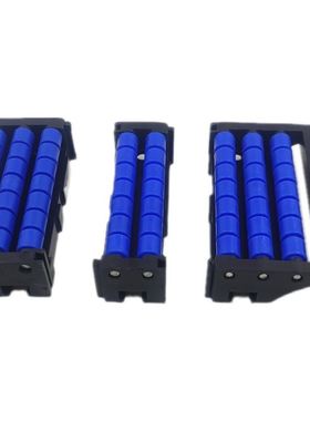 。紫色白色蓝色滚珠过渡板板链对接板输送机塑料链板输送线过度板