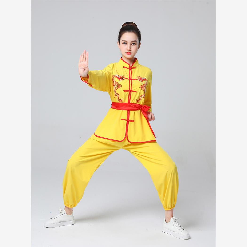 打鼓服练功服秧歌服中国风舞狮舞龙服装武术演出服表演服男女成人