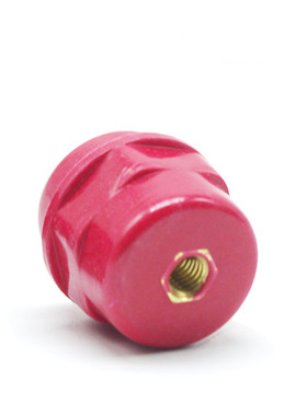 SM8绝缘子低压红色高强度绝缘柱纺锤型25/30/35/40/45/51/7120/M6