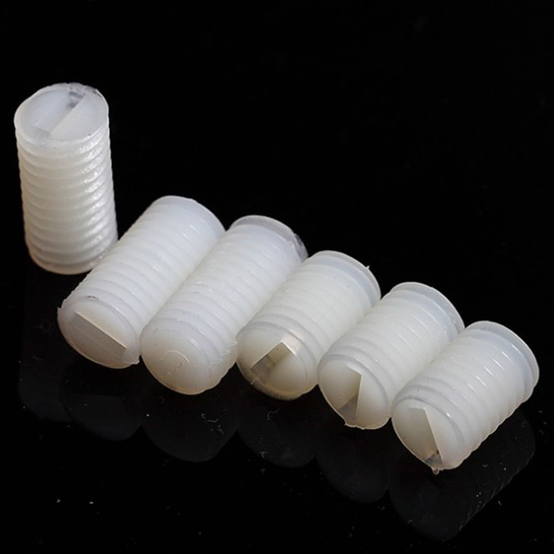 一字尼龙平端无头螺丝塑