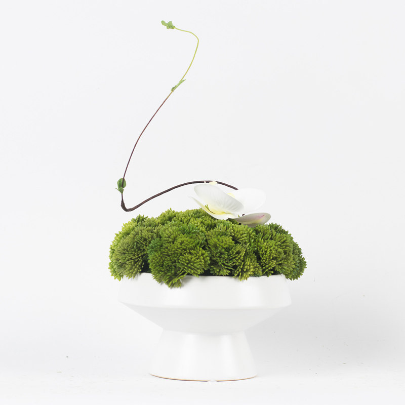 新中式仿真花艺植物桌面摆件盆栽室内餐桌酒店摆设假花绿植装饰品