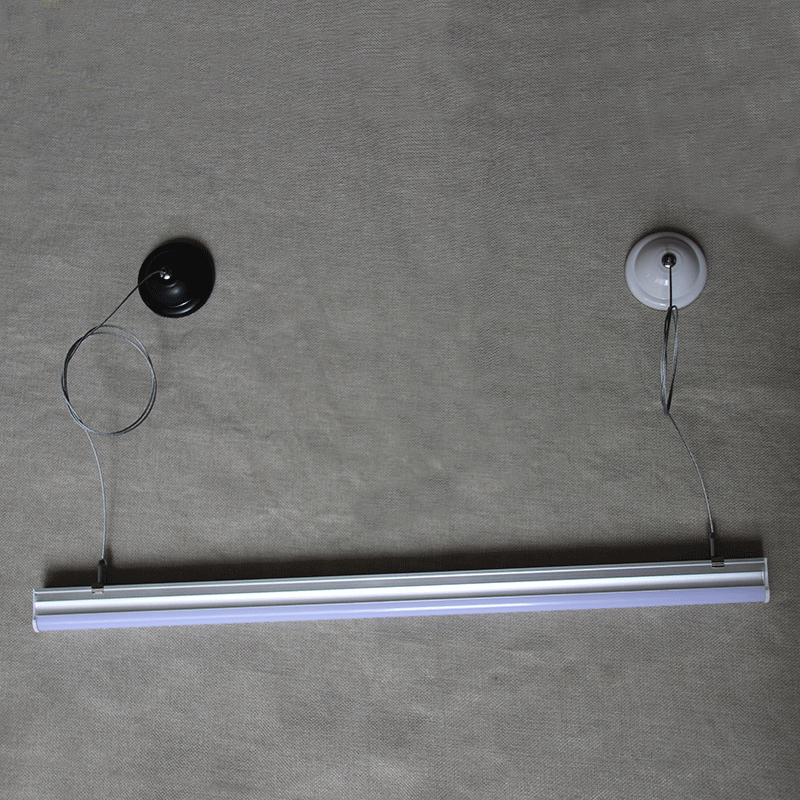 t5t8日光灯吊杆吊链led支架灯杆子荧光灯全套学校黑板灯钢丝配