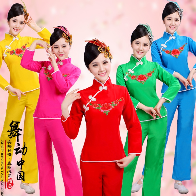 秧歌服女2023新款扇子舞