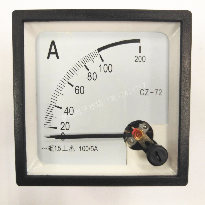 CZ-72 100/5A 200/5A 300/5A 500/5 A交流指针电流表 电流电压表