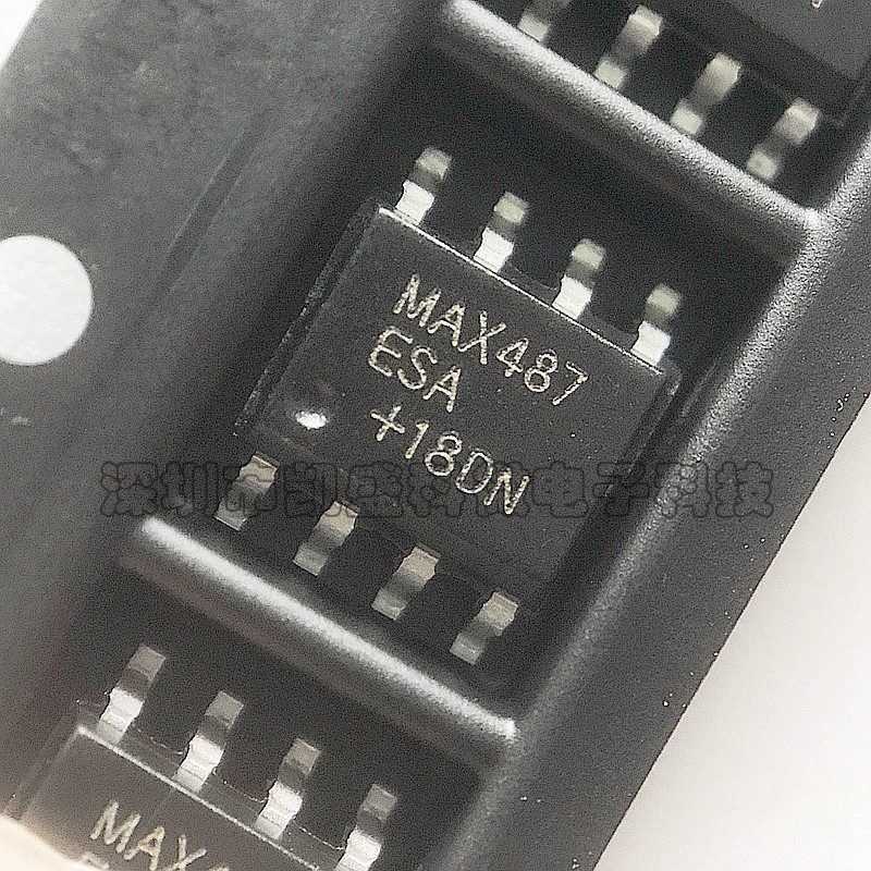 贴片式 MAX487 MAX487CSA MAX487ESA SOP-8 RS485/422 总线收发器
