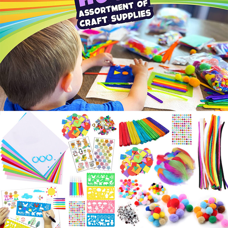 Arts and Crafts Supplies for Kids Toddlers Crafting Collage