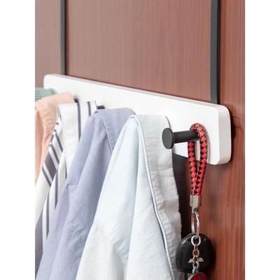 卧室门后挂钩不限门厚免打孔无痕门衣架衣物挂钩背后面5cm厚门上