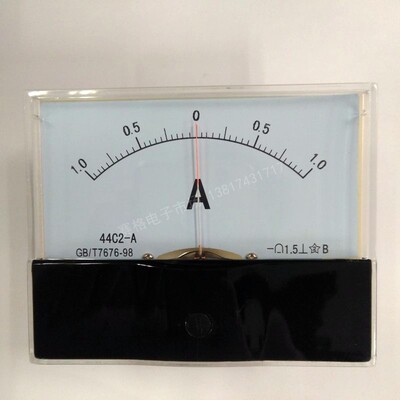 44C2 正负1A 正负3A 正负5A &plusmn;6A +-10A直流指针式电流面板