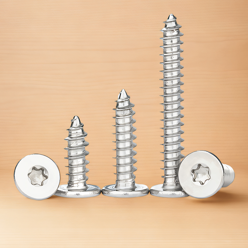 304不锈钢扁平头梅花自攻螺丝大平头超薄头CA螺丝钉M2M3M4M5M6mm