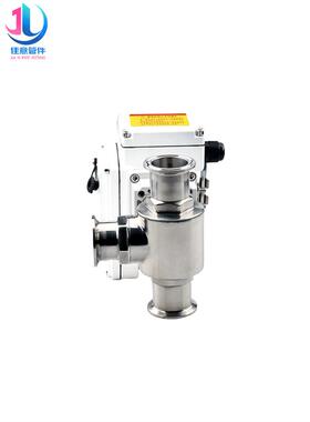 新款电动三通球阀卫生级Q984F制药饮料食品卡盘转换卡箍换向现货