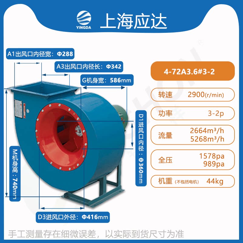 新款应达4-72玻璃钢防爆