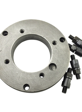 新款广州c6132车床法兰盘C型C6 K11200过度盘250三爪卡盘座连包邮