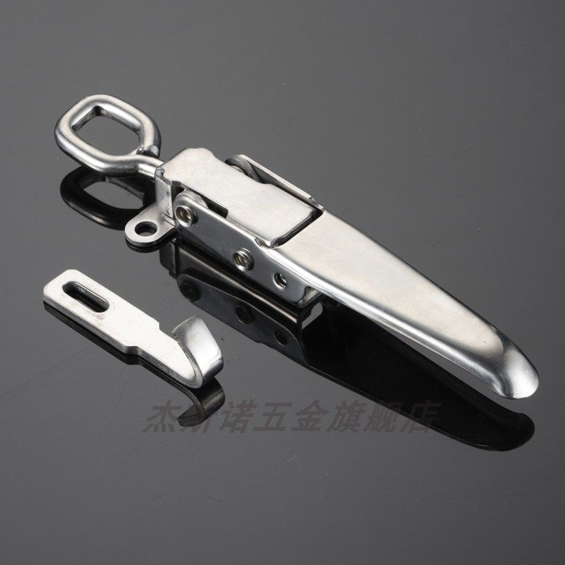 货车栏板重搭扣型工业工具箱柜拖车锁扣皮卡车尾门不锈钢304搭扣