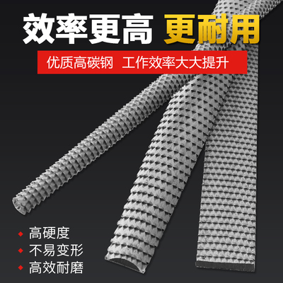 木工锉刀头打磨扁平半圆