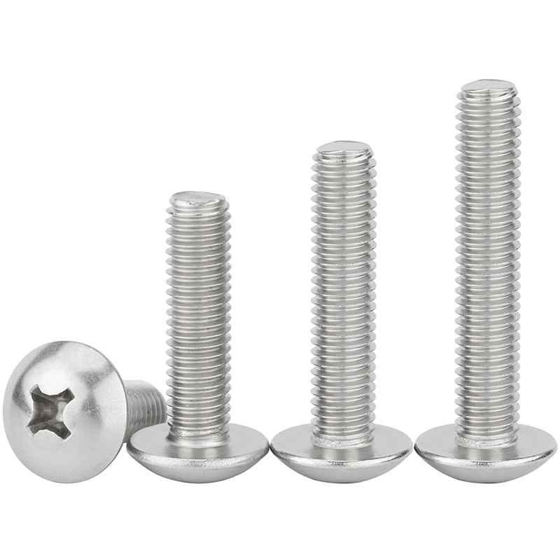 不锈钢十字大扁头螺丝蘑