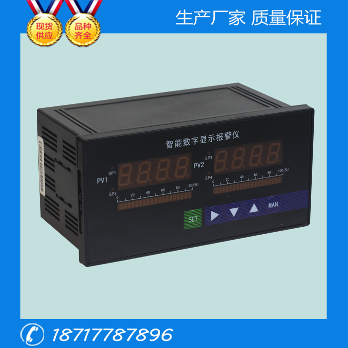 JDXM4112P0智能双光柱显示报警仪 智能液位控制器16080