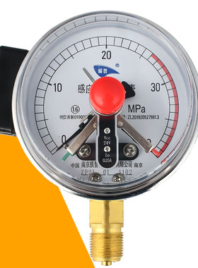 压滤机质普YXCHK100感应开关式电接点压力表40MPA精度1.6级24VDC