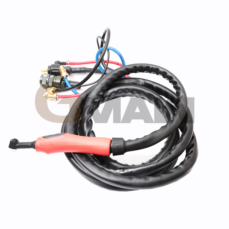 wp-20小型微型氩弧焊枪线水冷oc氩弧焊机米焊把勒接口定做