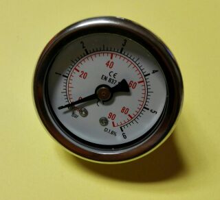 充油轴向耐震压力表直径