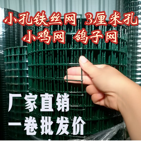 铁丝网围栏网小孔养殖网家用养小鸡鸽子网荷兰网钢丝防护网隔离网