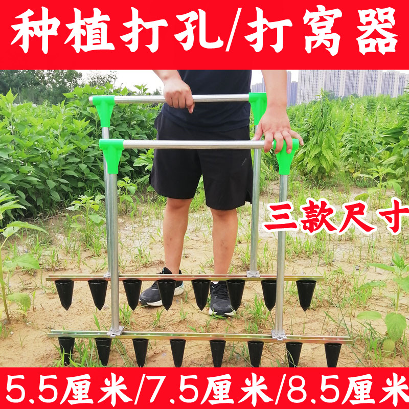 草莓打孔器栽种植窝工具