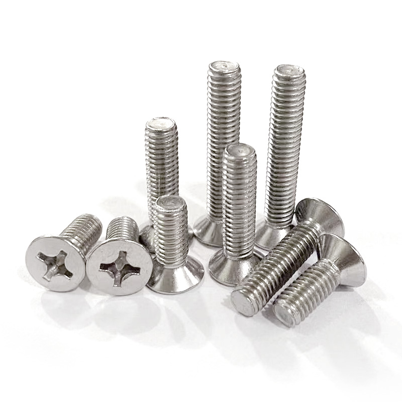 不锈钢材质沉头十字螺丝