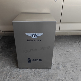 灭火器装饰箱 放置箱消防器材加厚不锈钢镀钛抗指纹高端设计定制