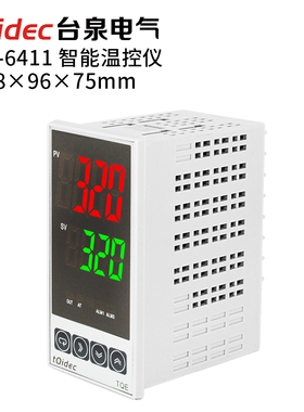 tqidec台泉电气智能温控仪TQE-6411多输入数字显示PID调节温控器
