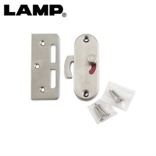 日本LAMP蓝普304不锈钢移门扣平移门锁扣带指示牌滑栓滑扣HC-85SS