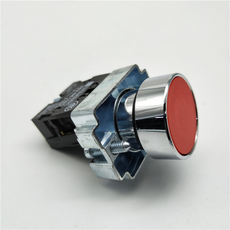 平头自动复位点按钮开关