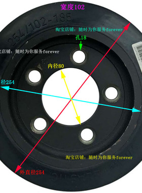 林德电动车驱动轮转向轮子0039902308  液压拉车转向轮主动轮胎
