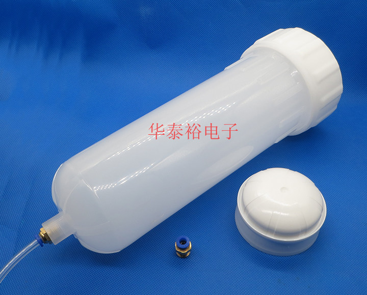 新款加厚1000CC铝盖活塞针筒点胶机塑料大胶瓶滴胶机耐高压大针筒