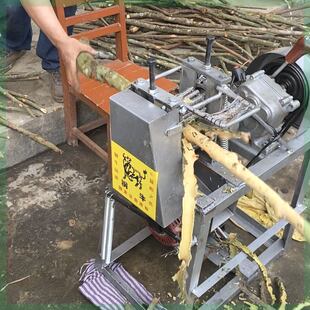 桂碎机枝皮机锤桂皮机黄柏枝条机桂皮加工机黄柏脱皮机电动桂碎机