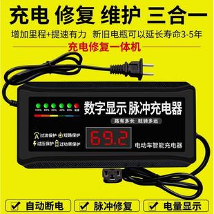 德国进口激活饿死电池修复器电动车充电器48V60v72v脉冲维护电瓶