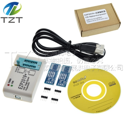 EZP2019高速SPI FLASH编程器 24/25/93 bios 25T80烧录 脱机复制