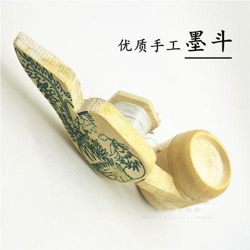 优质手工墨斗竹制仓木柄