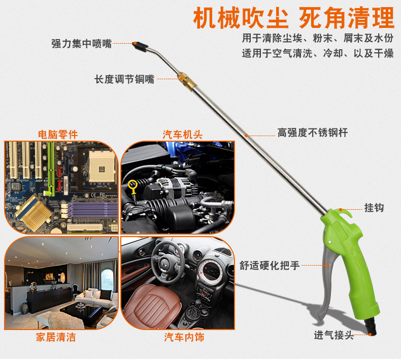 铜嘴高压可调风力伸缩加